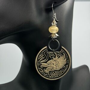 Asian Dragon Earrings